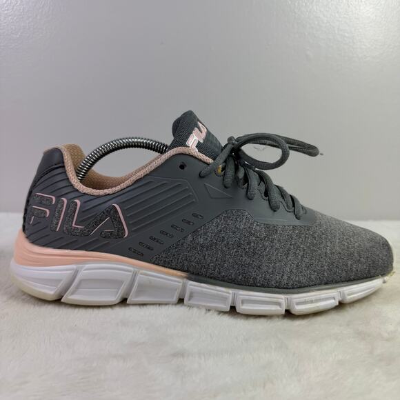 FILA Memory Primeforcer Gray/Pink Sneakers Women’s Size 11 - Picture 1 of 10
